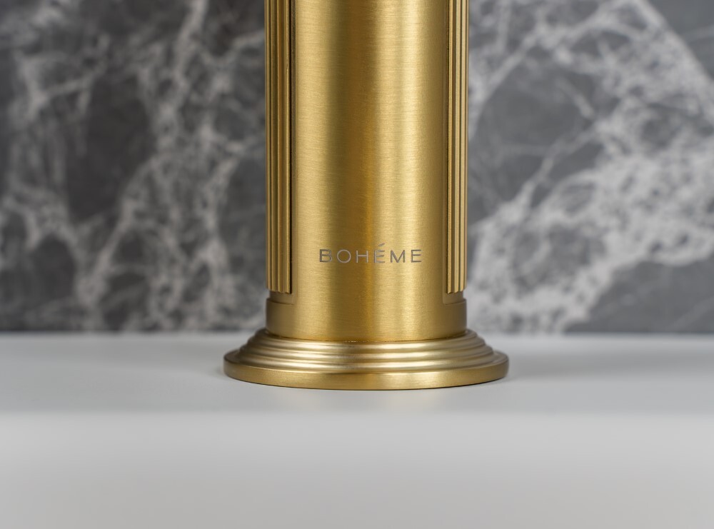 Смеситель для умывальника Boheme Eterna Matt Gold 171-MG