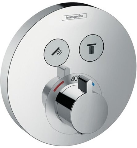 Hansgrohe 15743000S Set HG ShowerSelect S термостатический смеситель (15743000+01800180)