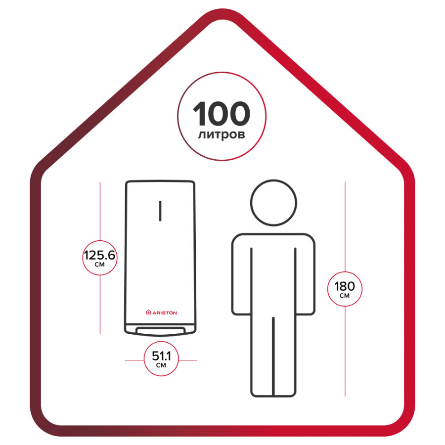 Ariston ABSE VLS PRO PW 100 Водонагреватель электрический 100 литров 3700700