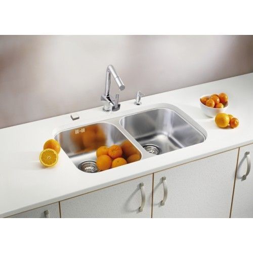 Мойка Alveus Duo 30 1036849 нержавеющая сталь подстольный монтажа 75х44 см