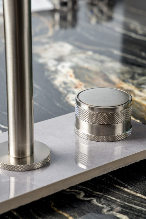 Смеситель для раковины Boheme Prestige Nickel Brush на 3 отв. 152-NB-PR