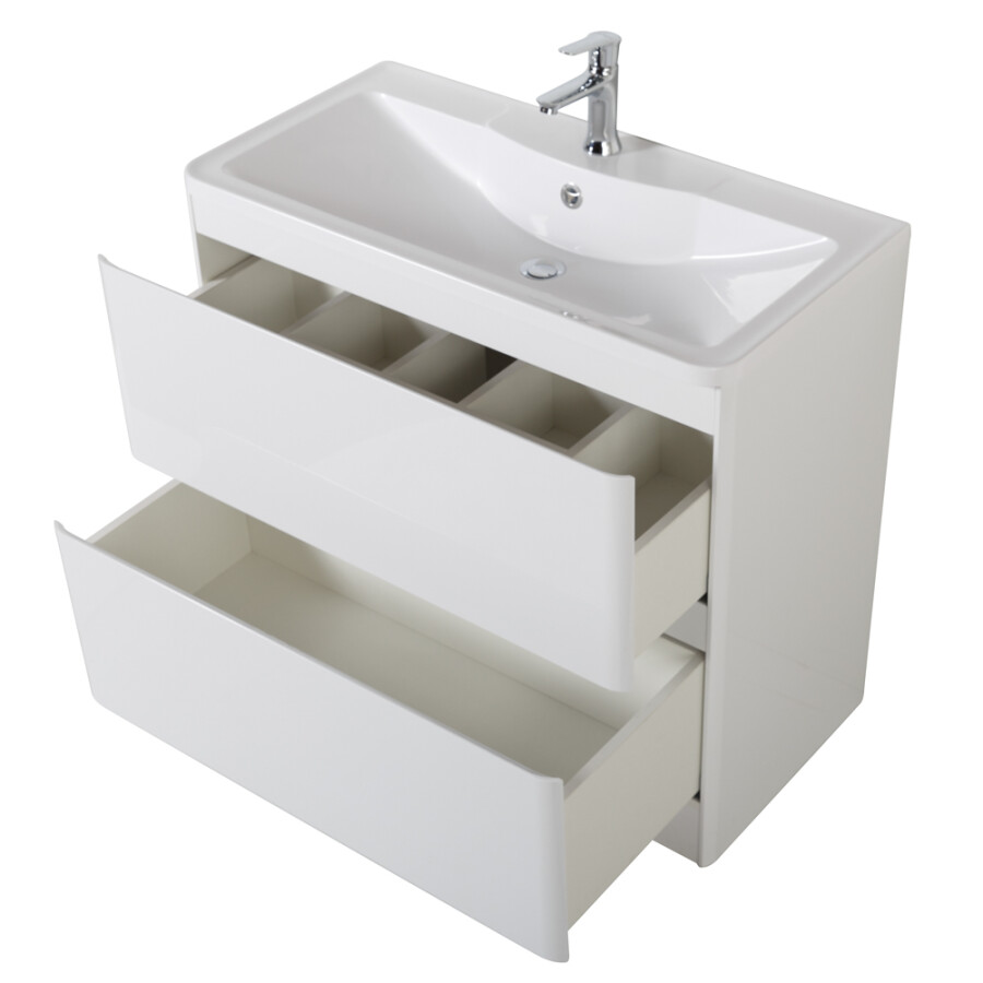 BelBagno Albano 90 см тумба с раковиной ALBANO-900-2C-PIA-BL напольная