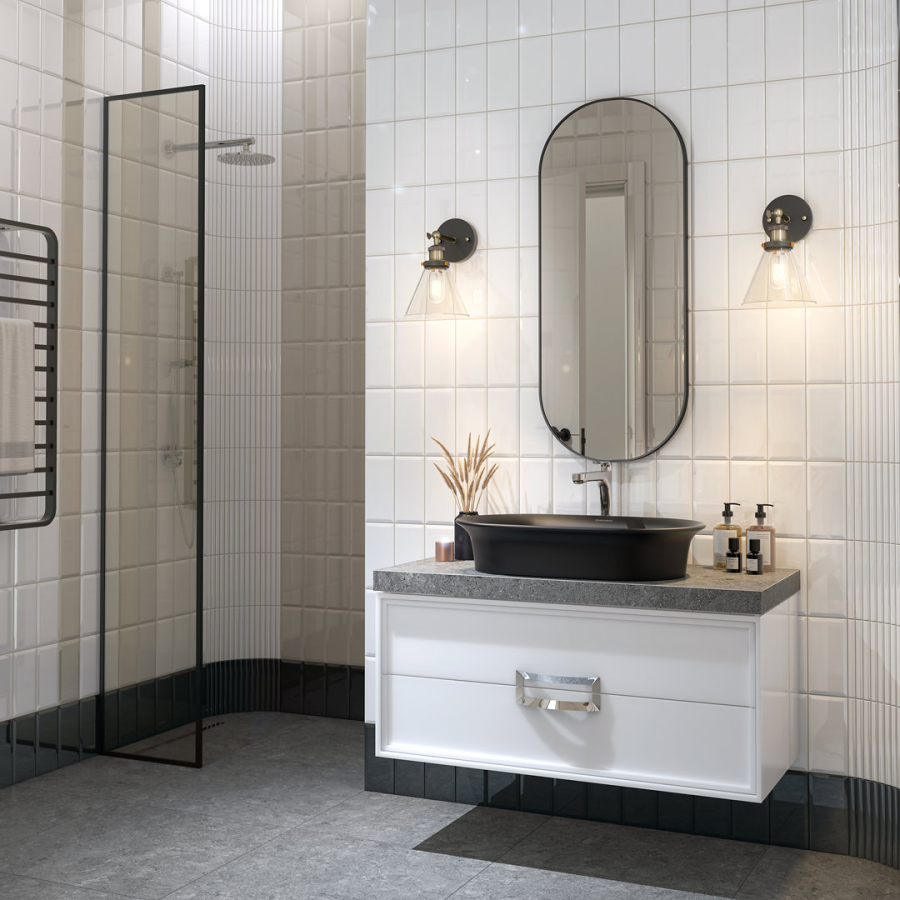 Kerama Marazzi Canaletto тумба подвесная 100 белая глянцевая CN.100