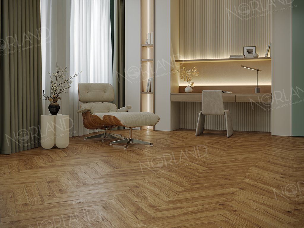 Ламинат Alpine Floor Norland Herringbone Elegant LF303-18 Дуб Корсика 600х100х8 mm