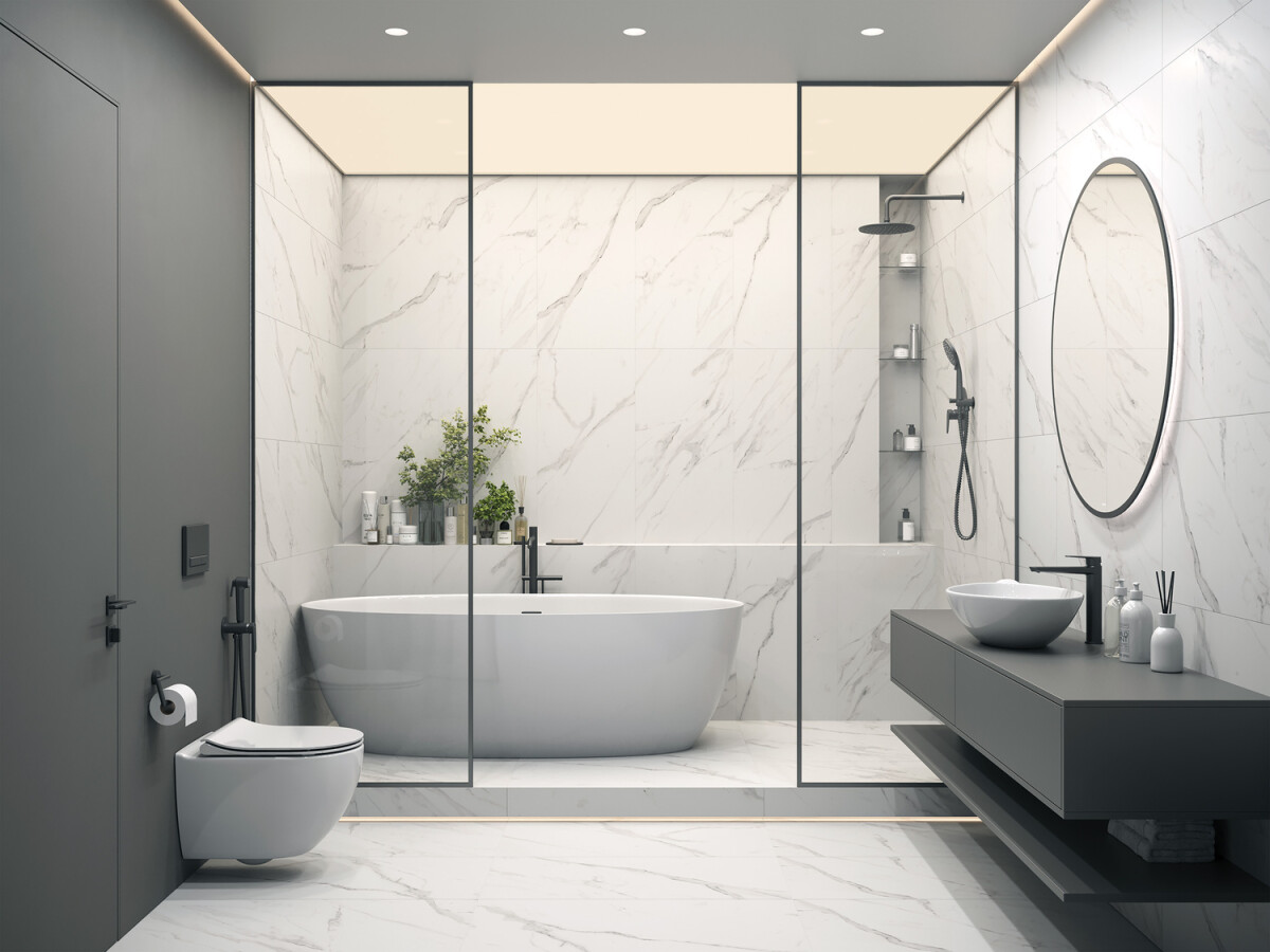 Керамогранит Cersanit Florentino белый ректификат 44,8x89,8 A17769