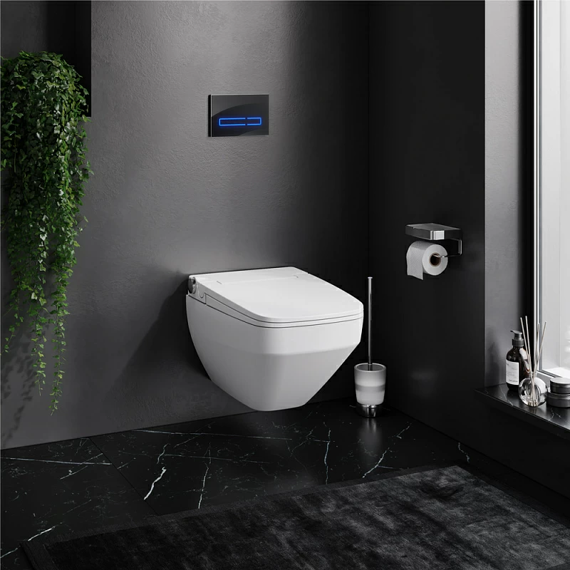 Am.Pm Inspire 2.0 унитаз-биде подвесной с инсталляцией и клавишей смыва IS450A38.CCC50A