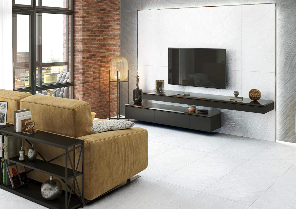 Delacora Metallic Gray керамогранит 60х120 см D12045M