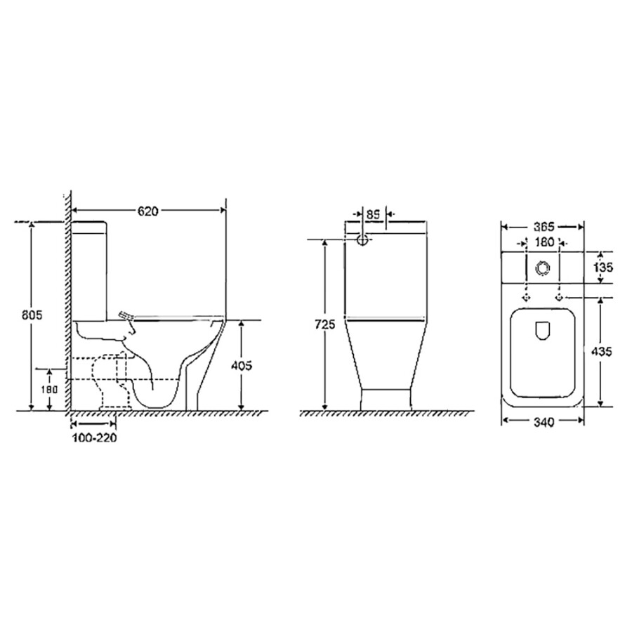 Унитаз-компакт Azario Joy 365х620х805 напольный, безободковый, слив " скрытый Торнадо", с быстросъемным сиденьем микролифт AZ-2168-UQ3