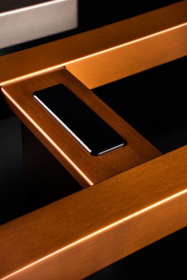 Полотенцесушитель электрический 170W Boheme Duo Copper Brushed 728-CB