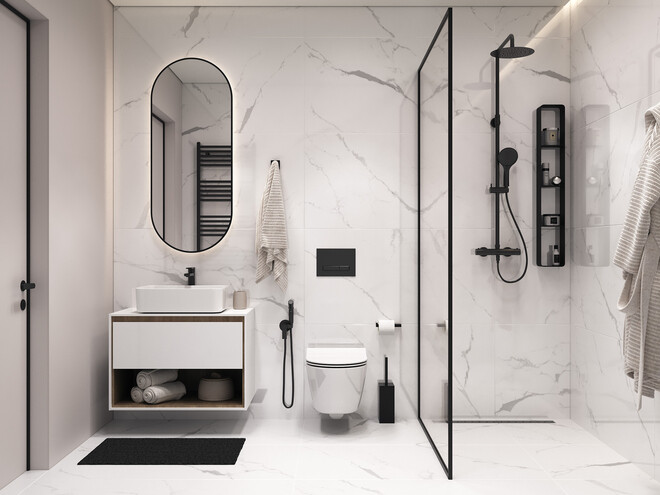 Керамогранит Cersanit Futura тонкий Deep Calacatta белый ректификат 60x120 A17126