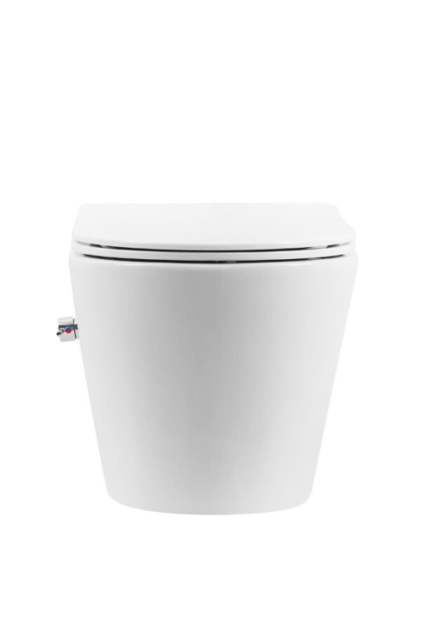 Унитаз подвесной с функцией биде Boheme Avva Белый матовый c крышкой, смыв Торнадо 973-SET-2-MW