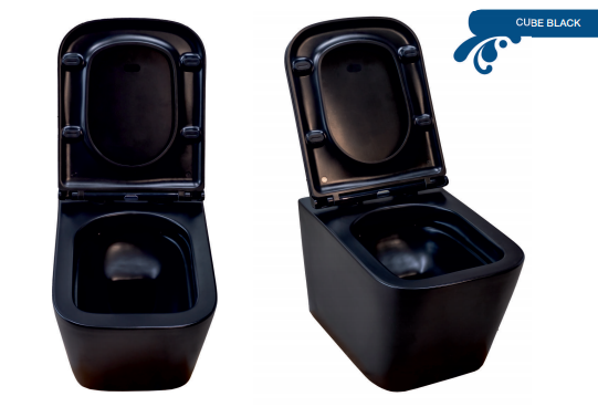 Sole Cube 2 Black унитаз подвесной УТ000063646