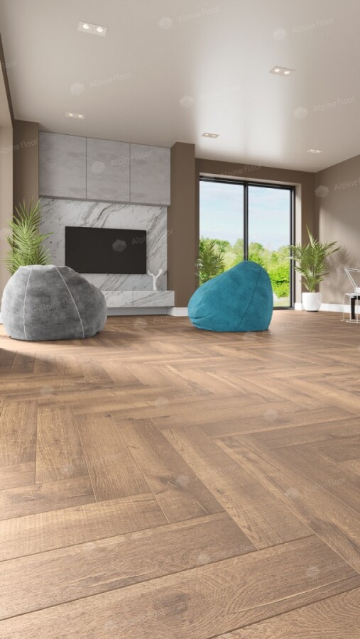 Alpine Floor Parquet Light SPC ламинат Дуб Royal ECO 13-2AB 600 х 125 х 4мм