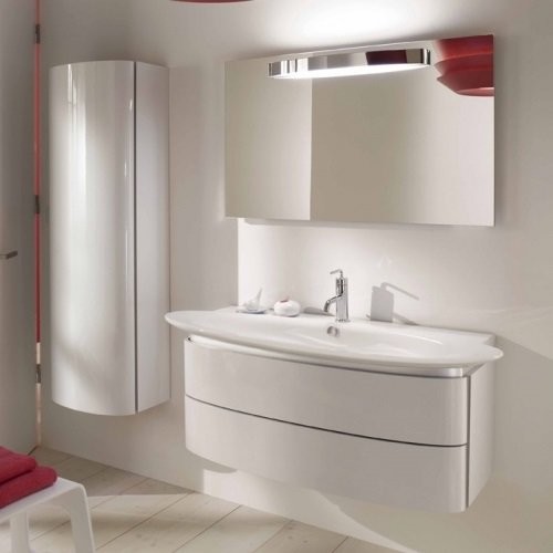 Jacob Delafon Presqu'ile EB1115G-G1C подвесной шкаф-колонна левосторонний цвет белый 50x34x150