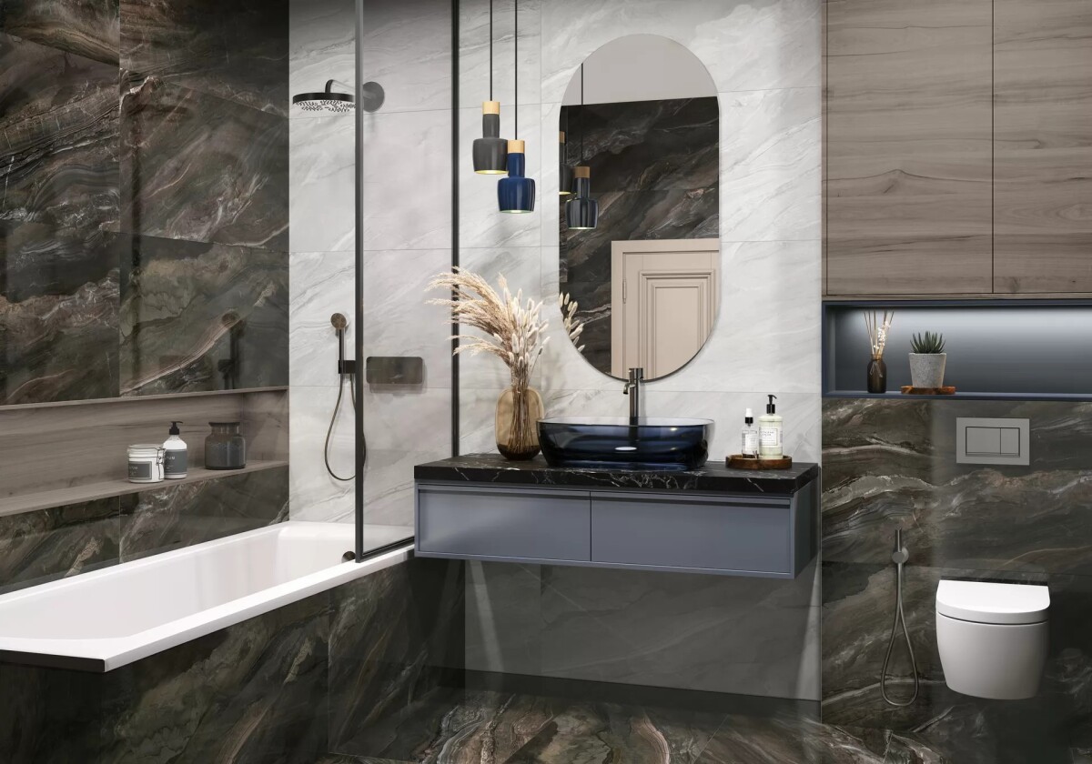 Керамогранит 60120ARI15P LCM Argentina Gray Полированный 600 x 1200 x 7 мм.