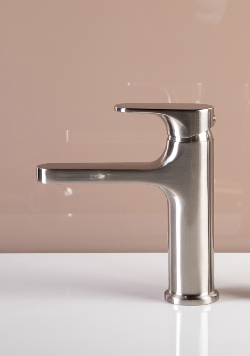 Смеситель для раковины высокий Boheme Nickel Brush 452-NB