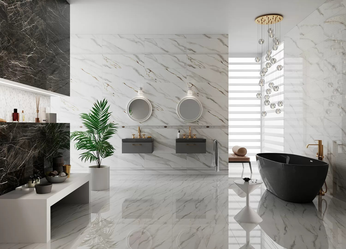 Плитка настенная 885A Eurotile Madison Декор 29.5x89.5
