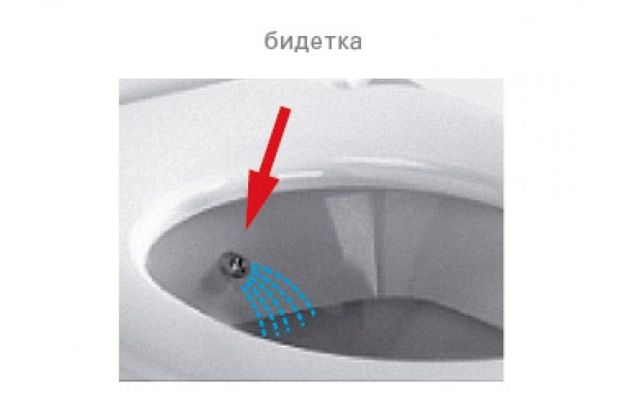 Vitra Serenada 9722B003-7205 унитаз напольный с функцией биде