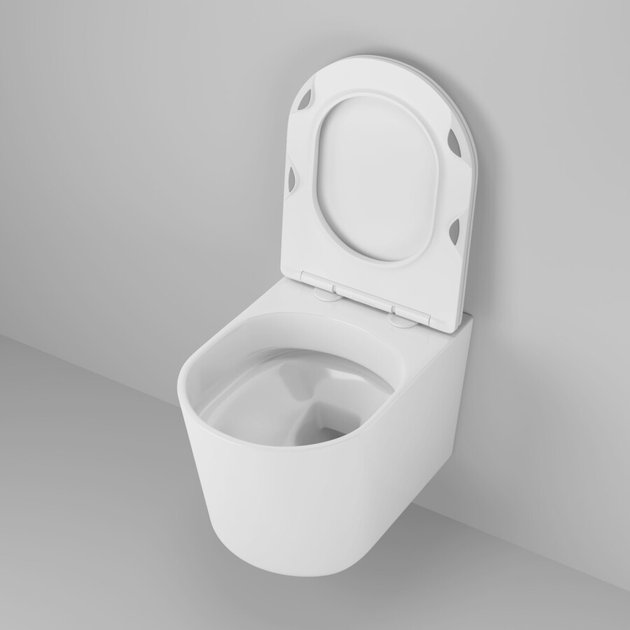 Унитаз подвесной Grossman Thin Rim GR-5602S (520х365х345) тонкий ободок,белый с тонкой крышкой,микролифт,1 место