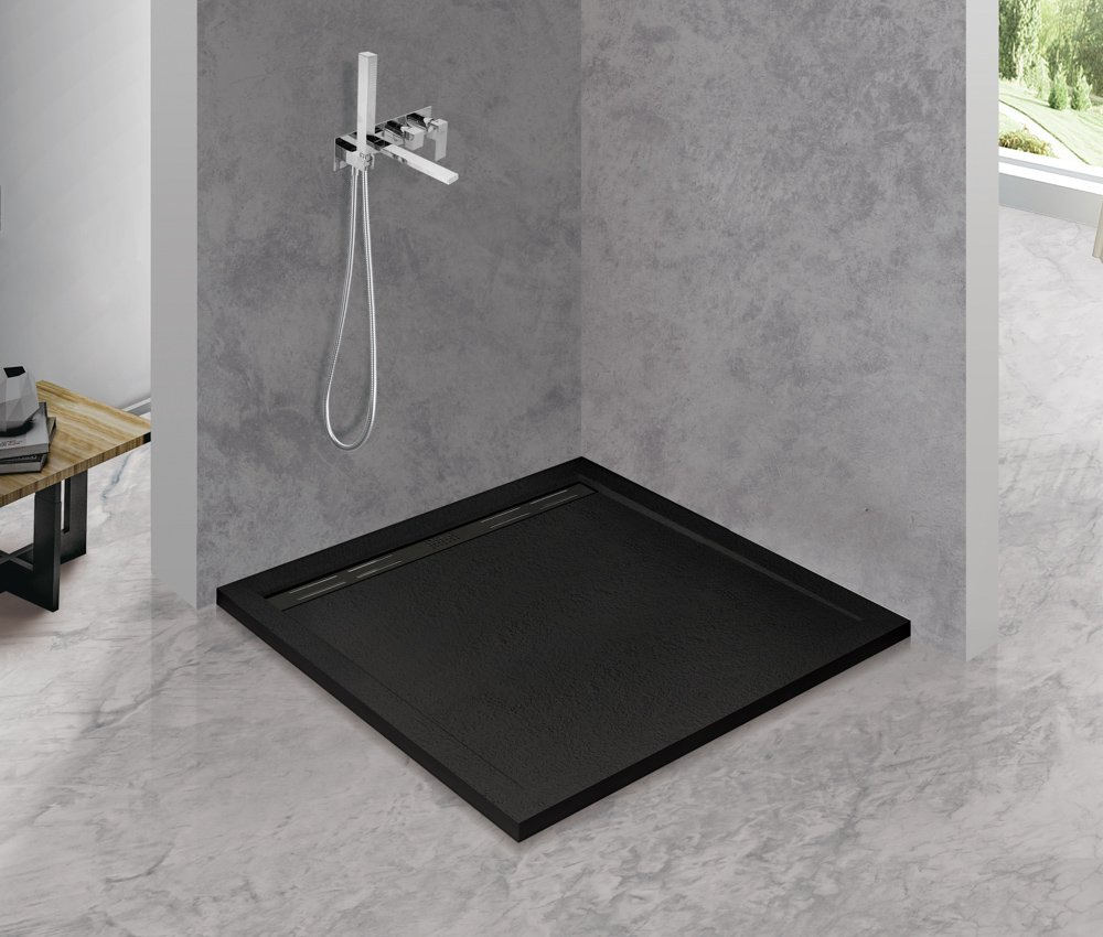 Cezares Tray поддон из иск. мрамора 90х90 TRAY-AS-A-90-30-NERO