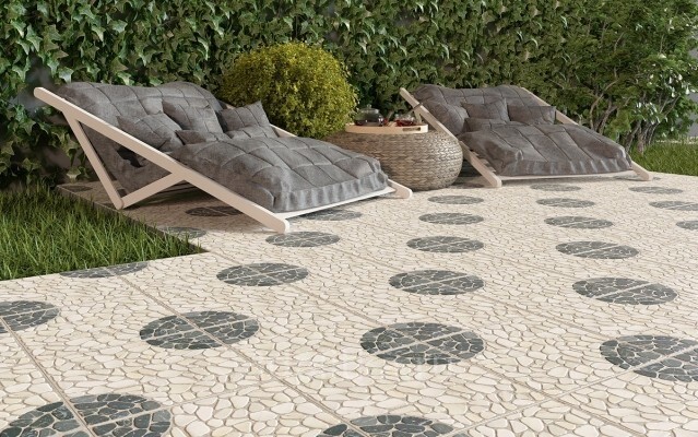 Cersanit Dino глазурованный керамогранит бежевый 33x33 см поверхность матовая