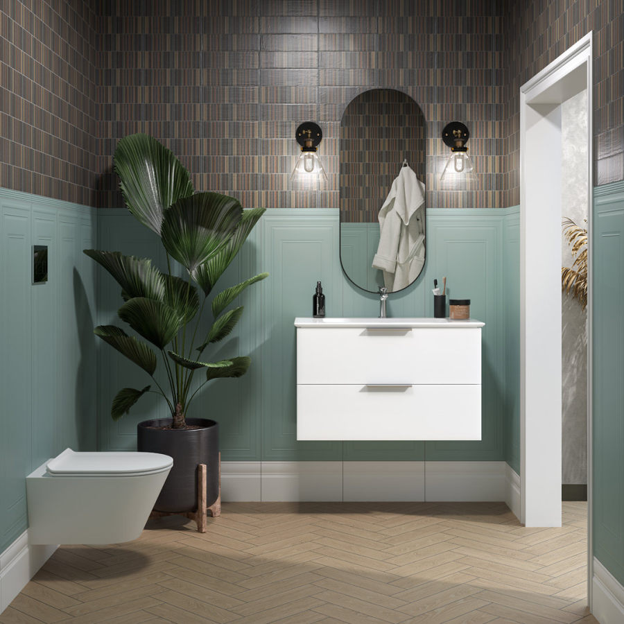 Kerama Marazzi Piano тумба 85 белая PI.85WHT