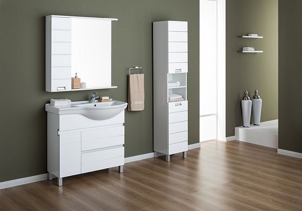 Зеркало-шкаф Aquanet Доминика 90*87 R 00176571