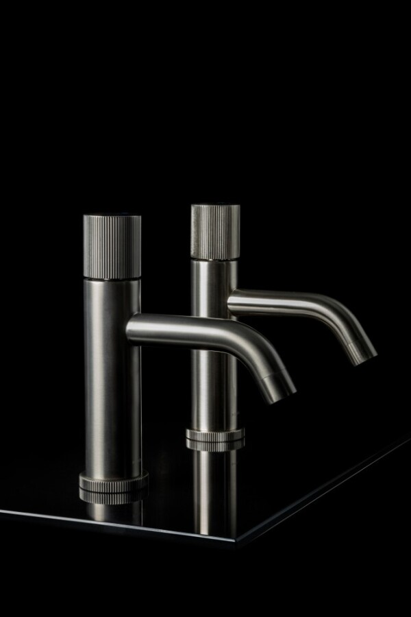 Смеситель для раковины Boheme Stick ручка Linea Gun Metal 121-GM.3