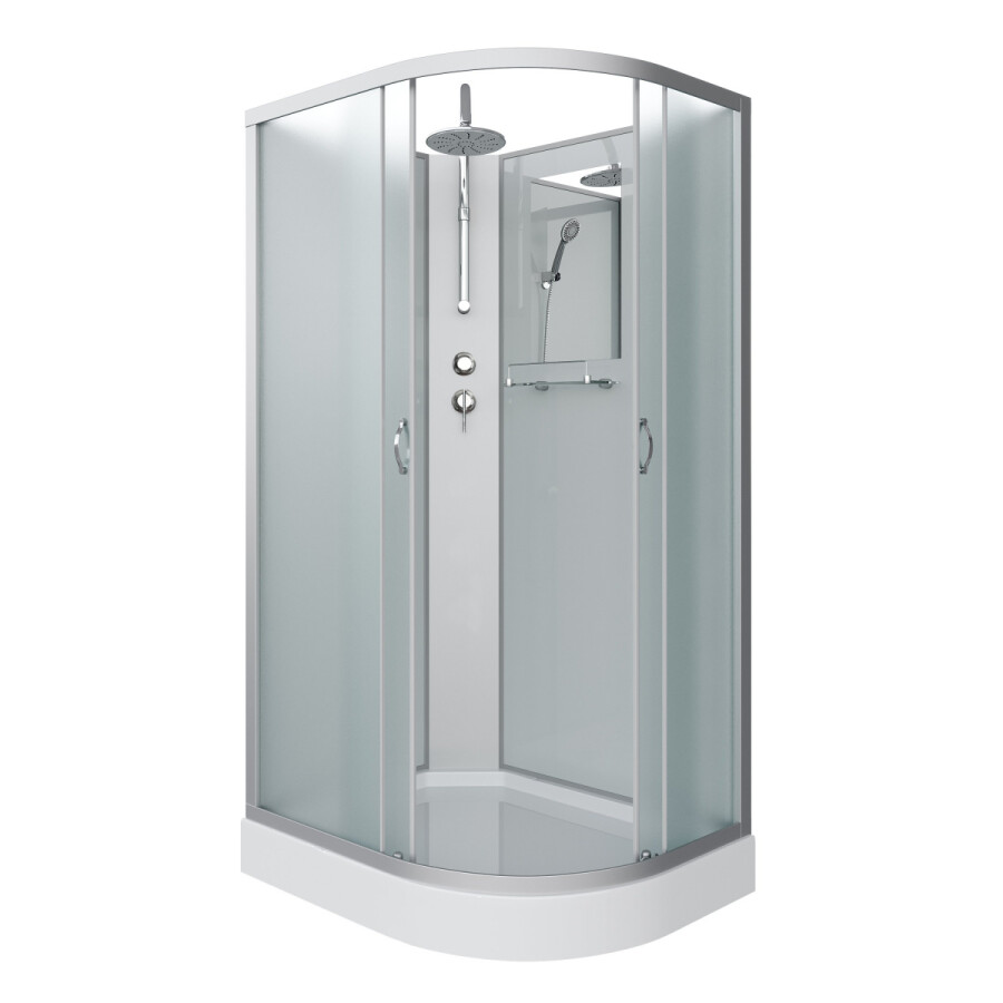 Niagara NG 3312-14LBKT Душевая кабина 120x80 Без крыши с тропическим душем 33121423LBKT