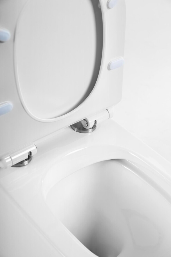 Унитаз-компакт безободковый с сиденьем BelBagno FLAY-R BB2149CPR/SC BB2149T