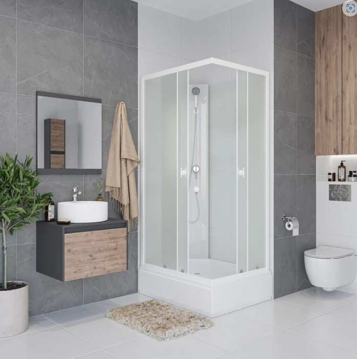 Niagara Promo Душевая кабина 100x80 Тропик Универсальная P100/80/26Q/MT/BKT