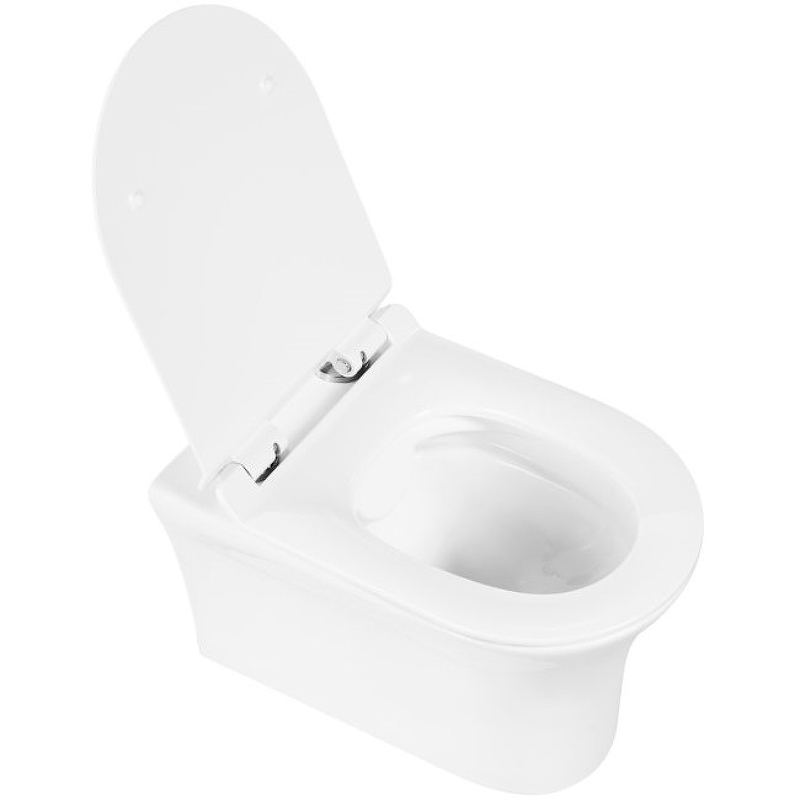 BelBagno Ancona унитаз подвесной безободковый BB1224CHR-SM