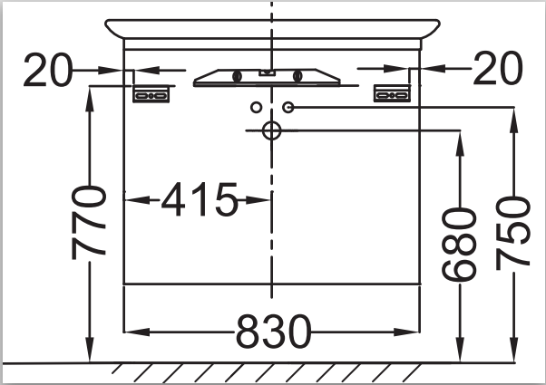 Jacob Delafon Presqu'ile 100 тумба EB1104-V13 под раковину E4436-00 подвесная