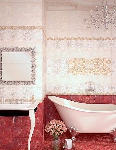 Azori Navarra 20х50 см плитка настенная глянцевая бежевая