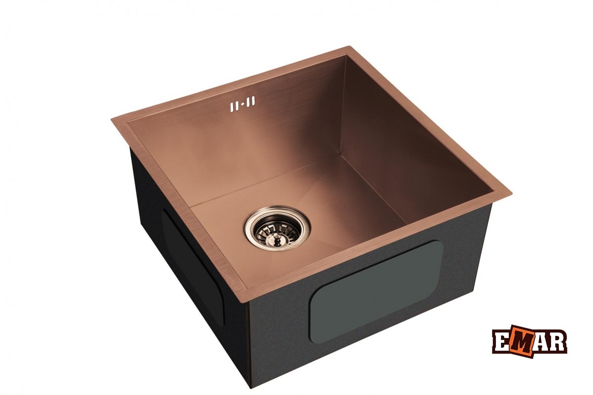 Emar EMB-101 кухонная мойка satin 45x45 см
