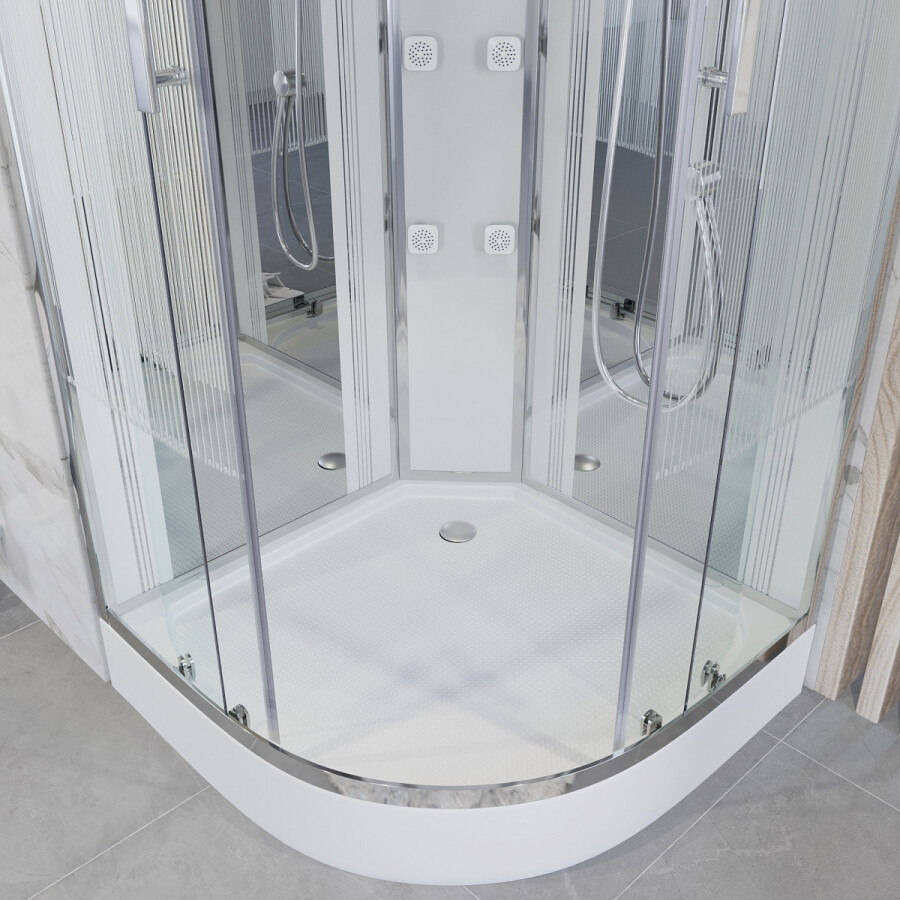 Niagara Ultra NG 701-01 Душевая кабина 90x90 Бессиликоновая сборка 7010164