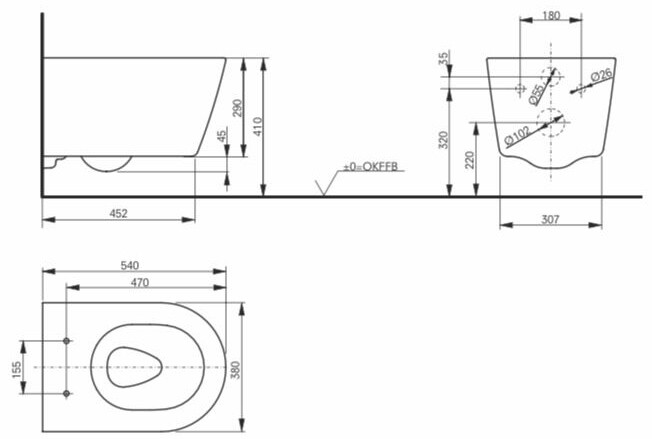 TOTO RP унитаз подвесной безободковый c сиденьем CW552RY+TC513Q
