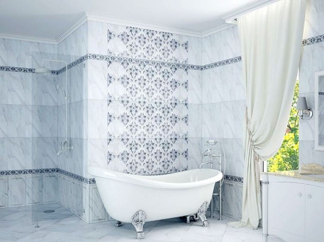 Уралкерамика Богема 25х50см плитка настенная 