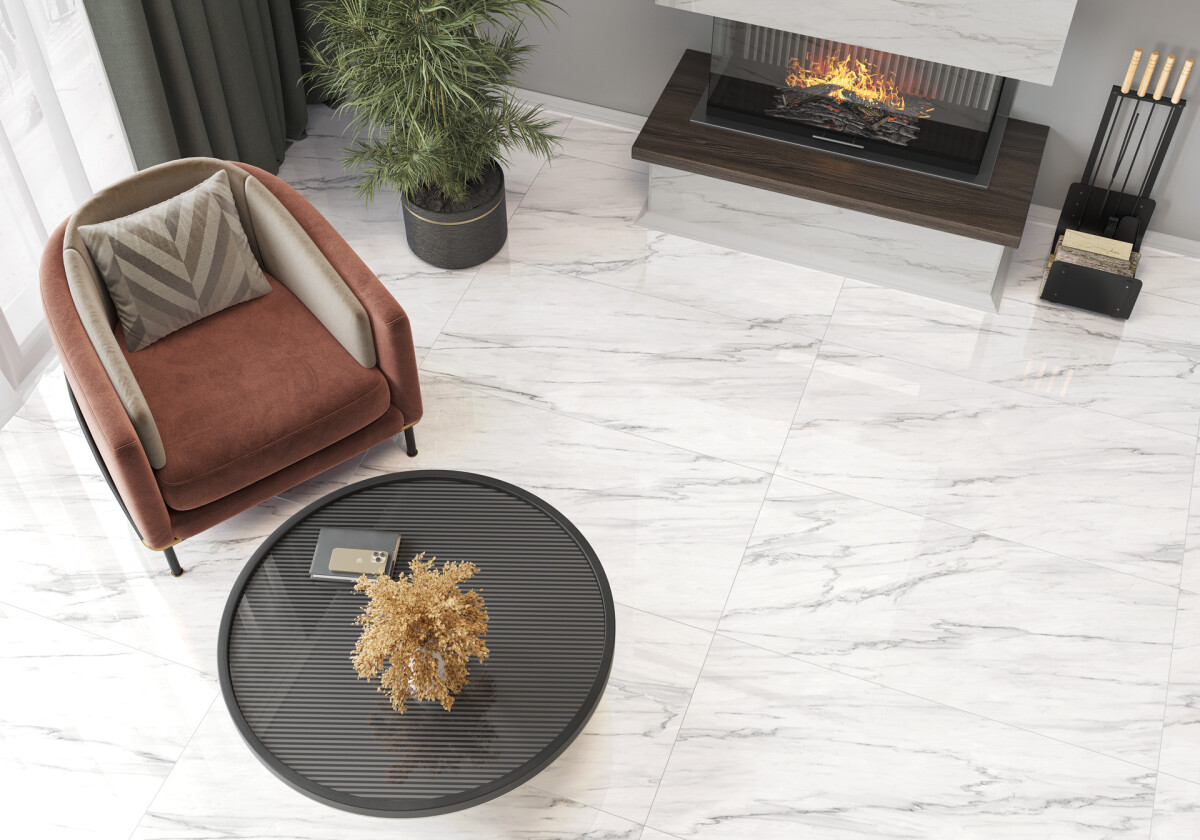 New Trend Монте Бьянко / Monte Bianco Керамогранит 600 x 1200 x 7 60120ONT00P