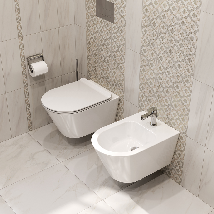 Kerama Marazzi Plaza Modern биде подвесной PLM.bidet.02