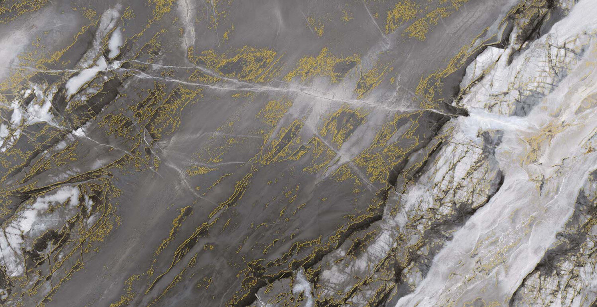 Керамогранит Azario Riverstone Gold 60x120 Carving H18004011G