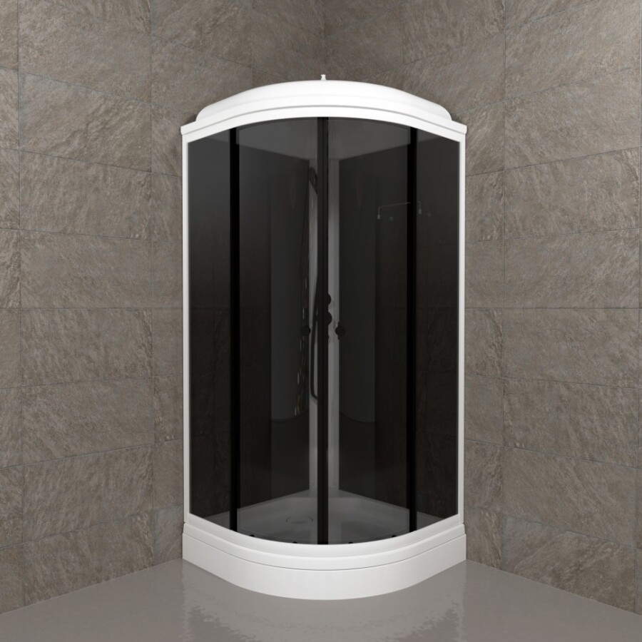 Triton Душевая Кабина Грэй-Блэк 90*90 А (ПД31) Щ0000067302