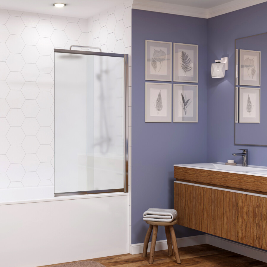 WasserKRAFT Main 41S02-100L Matt glass 100*140 шторка на ванну