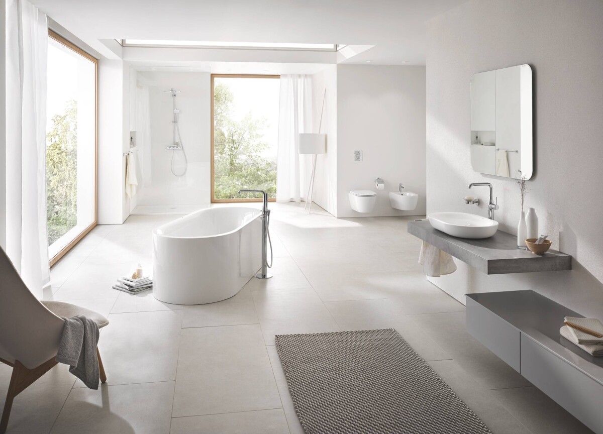 Grohe Essence Ceramic 3960800H раковина накладная 60 см альпин-белый