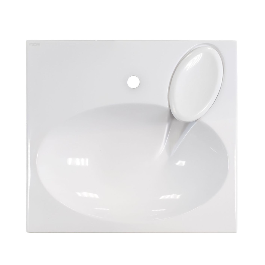 Mirsant Bella 60 раковина из литьевого мрамора над стиральной машиной УТ000101255