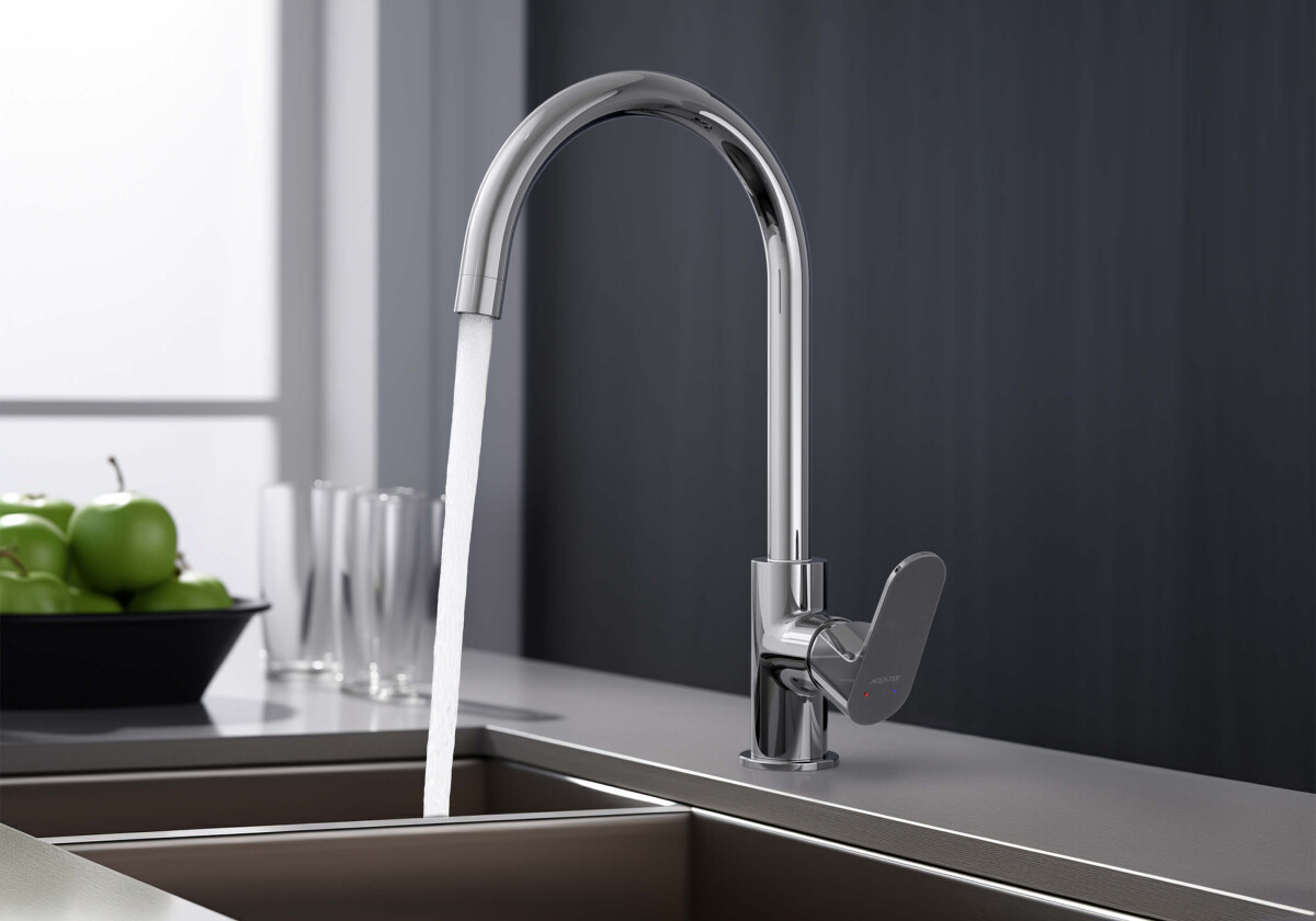 Aquatek Оберон Смеситель для кухни AQ1282CR