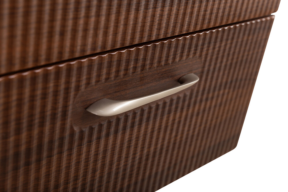 Подвесная тумба с раковиной Belbagno DUE 60 см Noce DUE-600-2C-SO-NOCE-P BB-8076-3-60