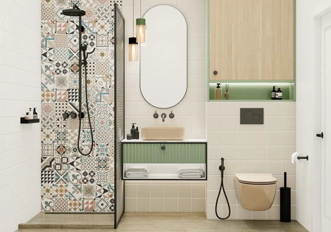 New Trend Дизайн Арт Айвори / Design Art Ivory Керамическая плитка настенная 300 x 600 x 9 WT36DST01