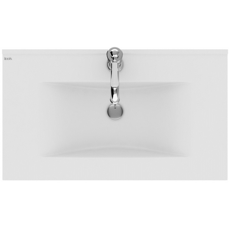 Iddis Oxford 80 тумба с раковиной OXF80W0i95K напольная
