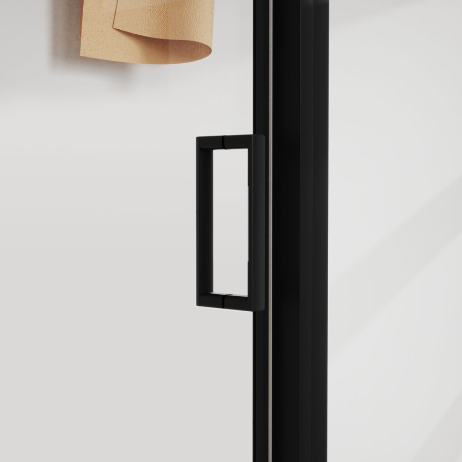 Vincea City душевой уголок 120х90 см черный / прозрачный VSR-5CT9012CLB